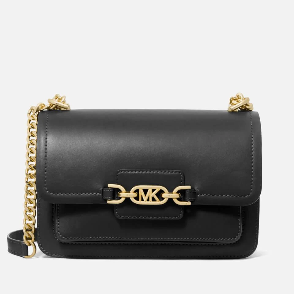 商品Michael Kors|MICHAEL Michael Kors Women's Heather Large Shoulder Bag - Black,价格¥1584,第1张图片