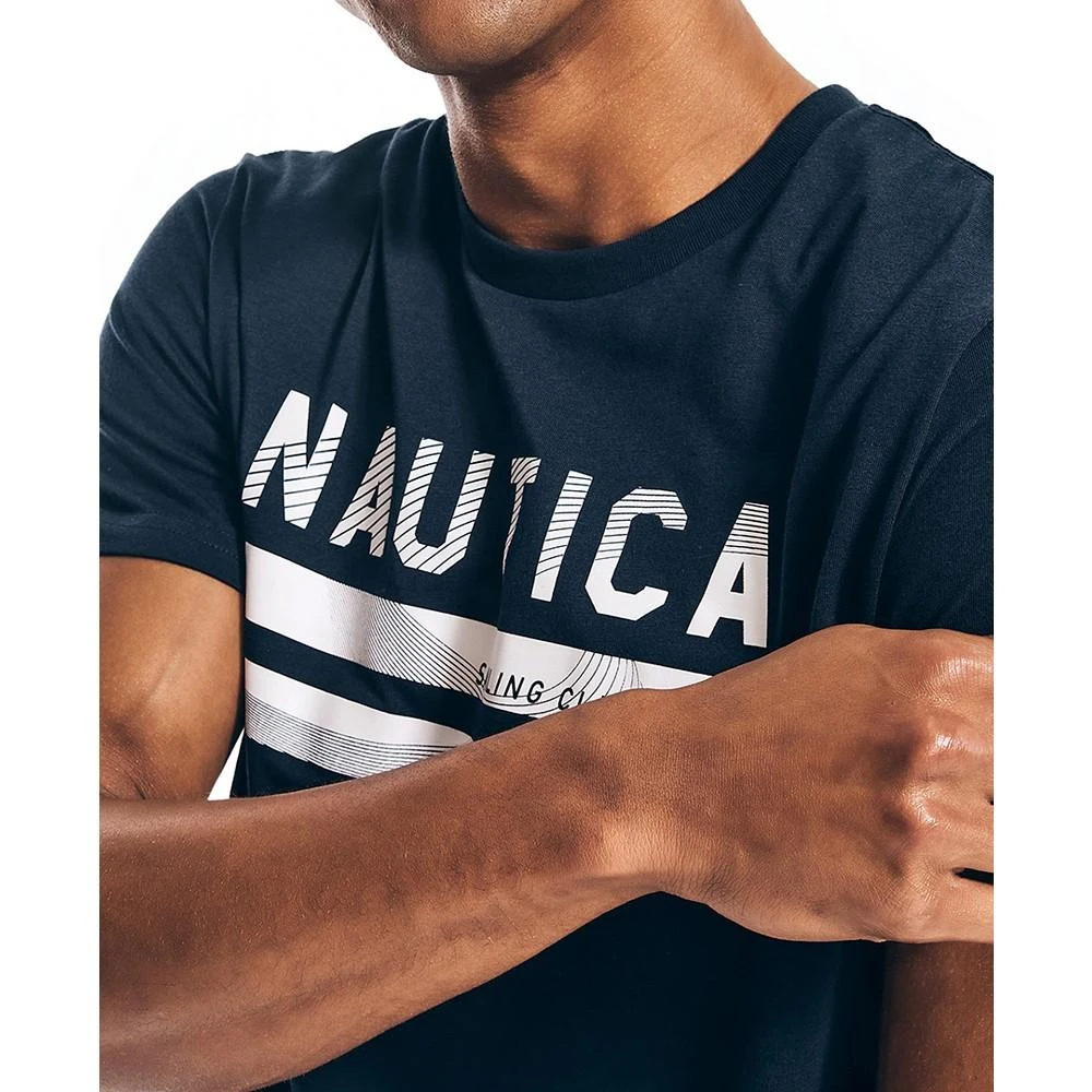 商品Nautica|Men's Sustainably Crafted Sailing Club Graphic T-Shirt,价格¥57,第3张图片详细描述