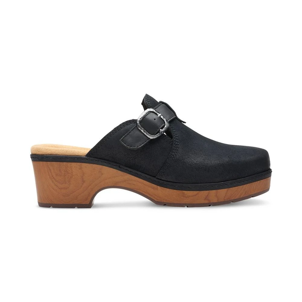 商品Clarks|Women's Paizlee Nora Slip-On Buckled Platform Clogs,价格¥445,第2张图片详细描述