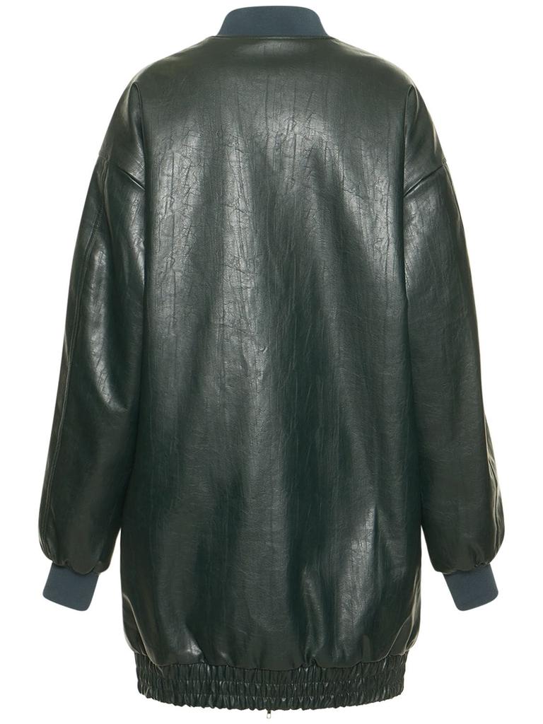 Jesse Faux Leather Long Jacket商品第5张图片规格展示