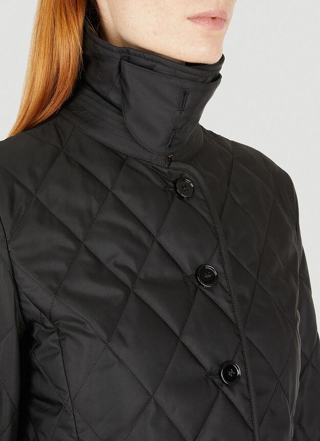 Fernleigh Quilted Jacket in Black商品第6张图片规格展示