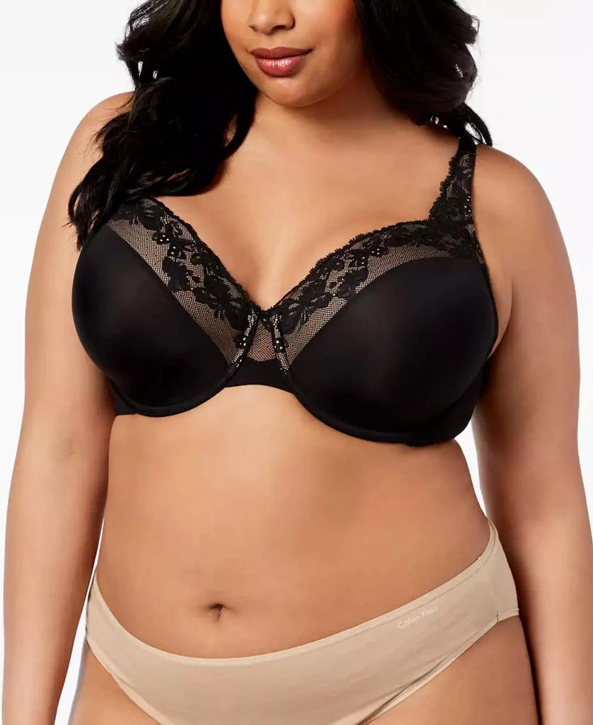 商品Olga|Cloud 9 UW Contour Lace-Neckline Bra GF7961A,价格¥232,第1张图片详细描述