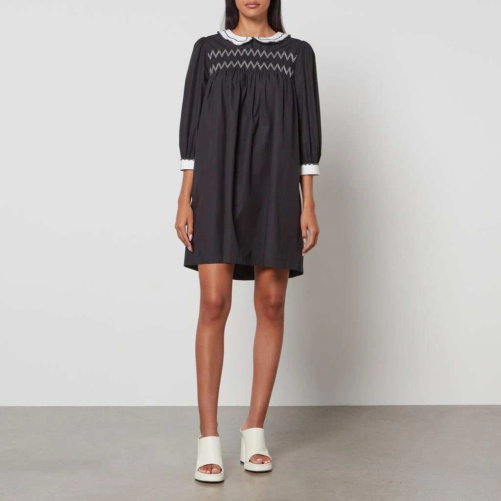 商品BATSHEVA|Pauline Cotton-Poplin Mini Dress,价格¥824,第3张图片详细描述