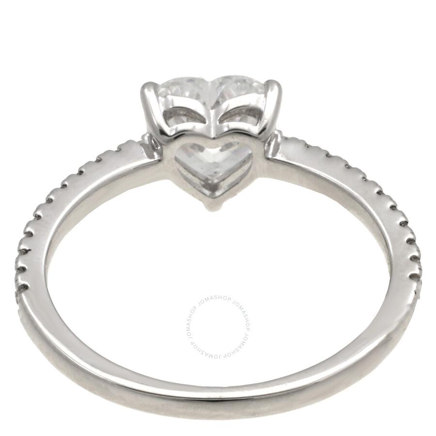 Shop Heart Pave Sterling Silver Ring on Sale at BeyondStyle