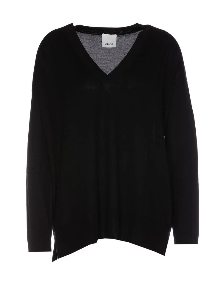 商品Allude|Allude V-Neck Drop Shoulder Jumper,价格¥2015,第1张图片