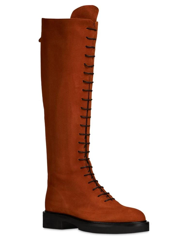 商品Khaite|35mm York Suede Tall Boots,价格¥3372,第3张图片详细描述