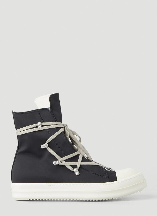 商品Rick Owens|Scarpe Hexa High Top Sneakers in Black,价格¥5188,第1张图片