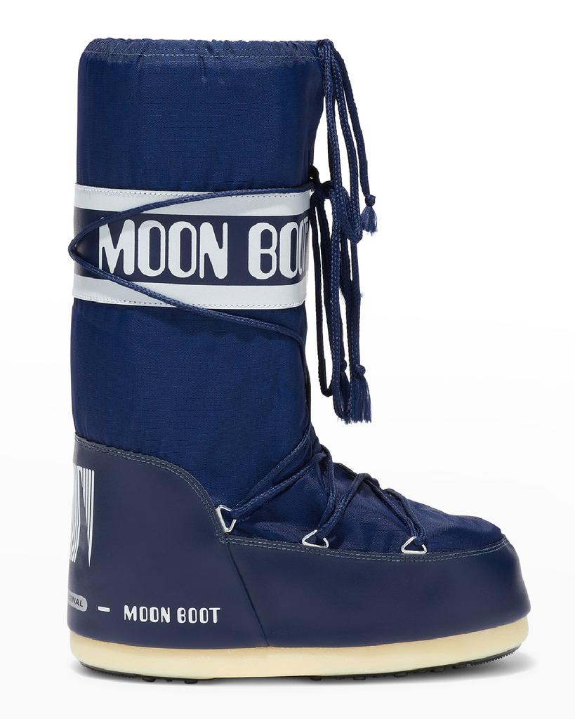 Nylon Lace-Up Snow Boots商品第1张图片规格展示