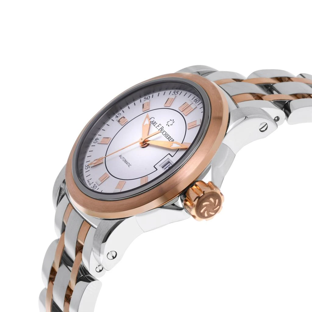 商品Carl F. Bucherer|Carl F. Bucherer Patravi AutoDate 18K Rose Gold And Stainless Steel Automatic Unisex Watch 00.10617.07.23.21,价格¥14373,第2张图片详细描述