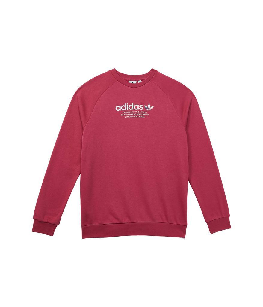 商品Adidas|Adicolor Crew (Little Kids/Big Kids),价格¥177,第1张图片