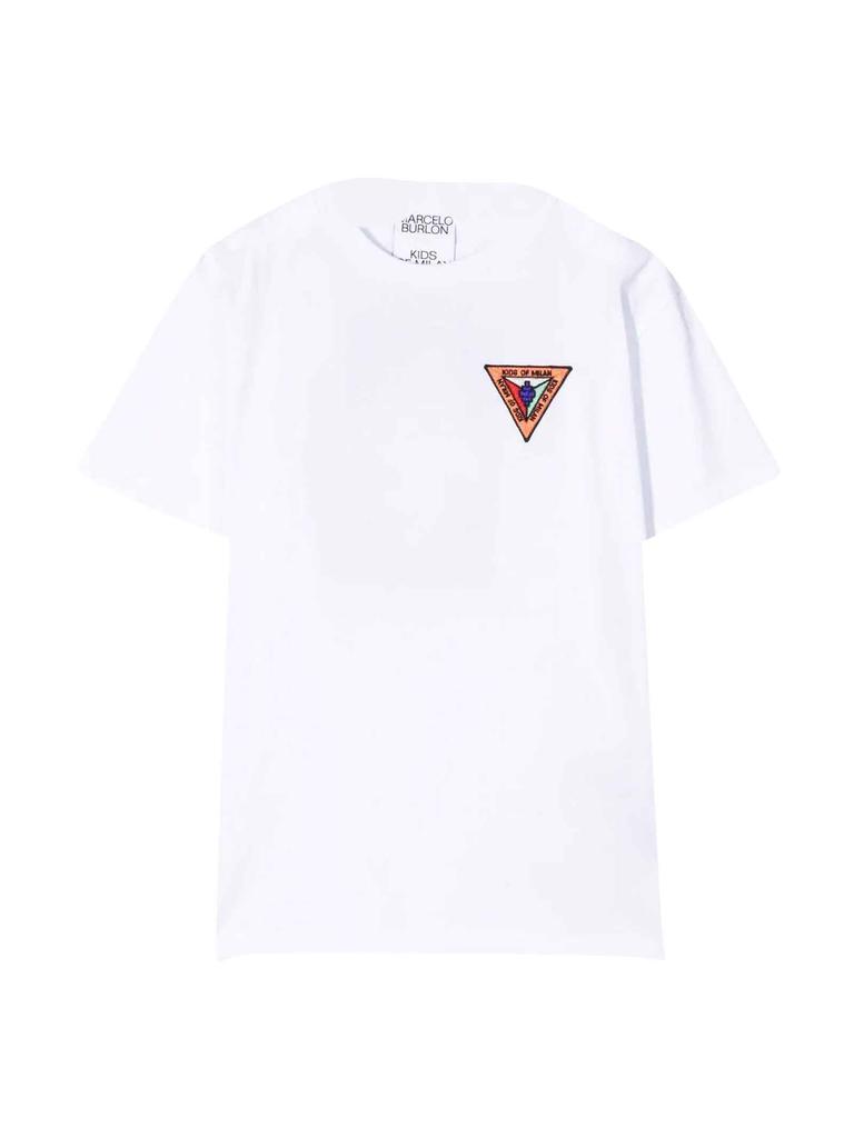 Marcelo Burlon White T-shirt Girl商品第1张图片规格展示