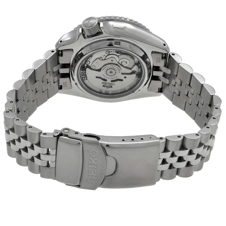 商品Seiko|5 Sports GMT Automatic Silver Dial Batman Bezel Men's Watch SSK033,价格¥2817,第3张图片详细描述
