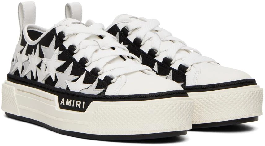 商品AMIRI|Black Stars Court Low-Top Sneakers,价格¥4676,第4张图片详细描述