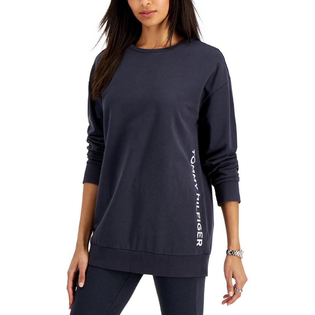 商品Tommy Hilfiger|Tommy Hilfiger Womens Logo Knit Crewneck Sweater,价格¥146,第1张图片