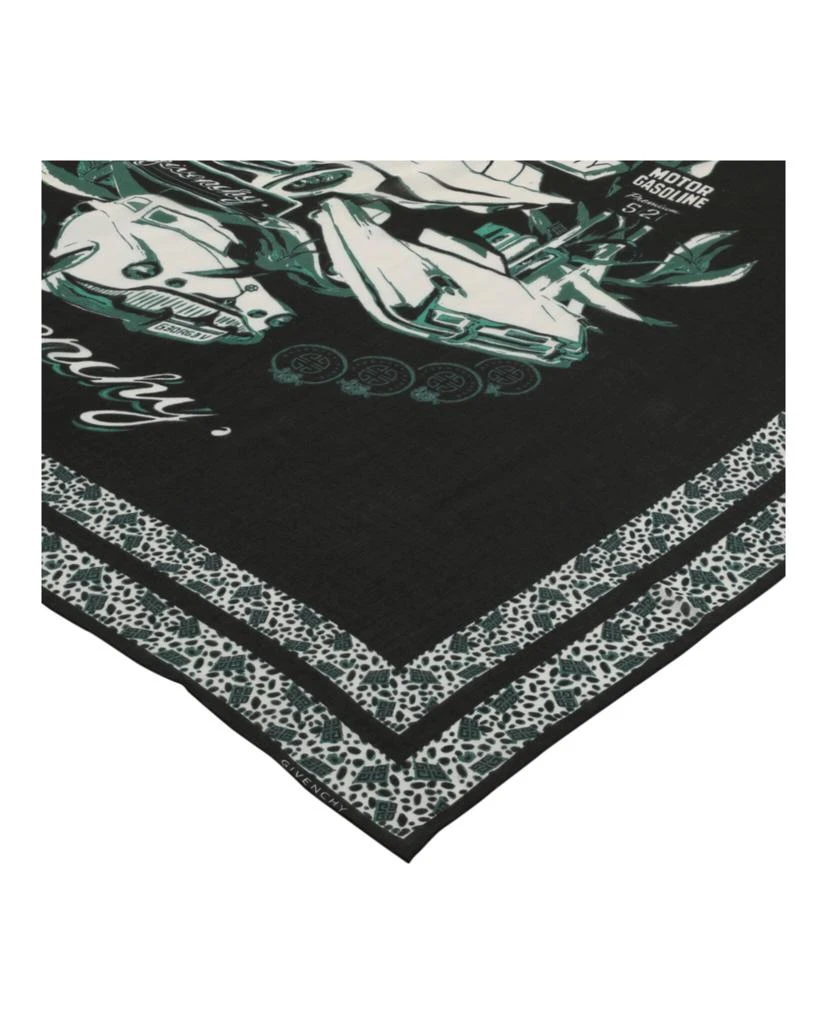 商品Givenchy|Motel Logo Print Silk Scarf,价格¥830,第2张图片详细描述