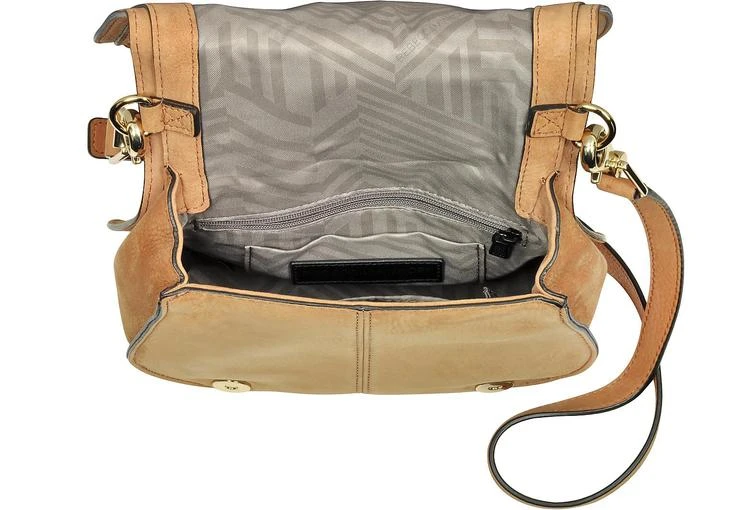 商品Rebecca Minkoff|杏色皮革小号马鞍包,价格¥1087,第4张图片详细描述