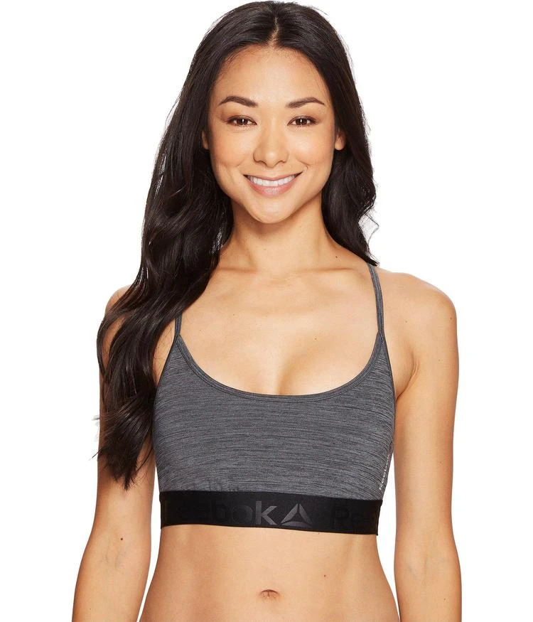 商品Reebok|Workout Ready Melange Bra,价格¥143,第1张图片