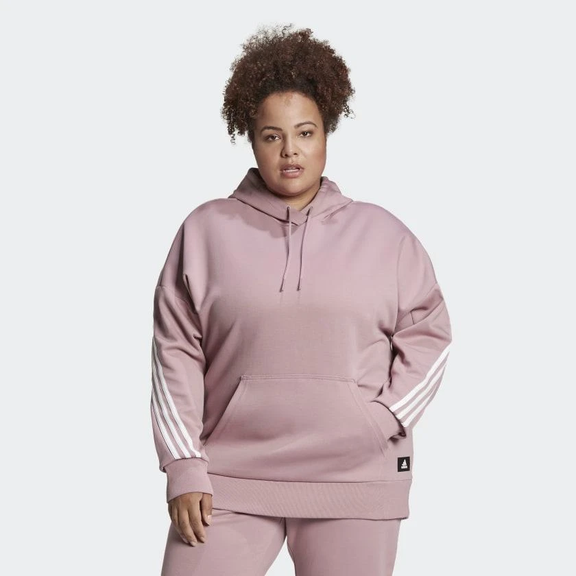 商品Adidas|Women's adidas Future Icons 3-Stripes Sweatshirt (Plus Size),价格¥284,第2张图片详细描述
