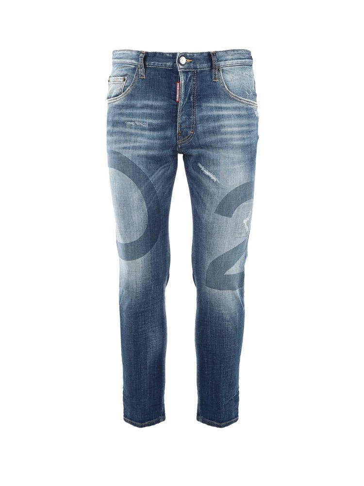 商品DSQUARED2|Dsquared2 Ripped Detailed Skinny Jeans,价格¥2773,第1张图片