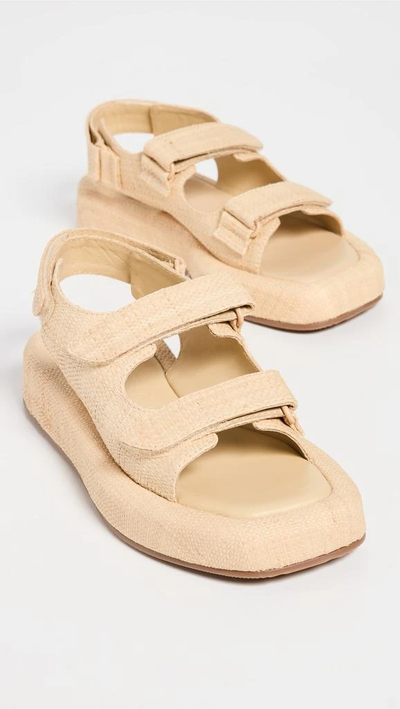 商品Loeffler Randall|Loeffler Randall 双饰带厚底凉鞋,价格¥550,第5张图片详细描述