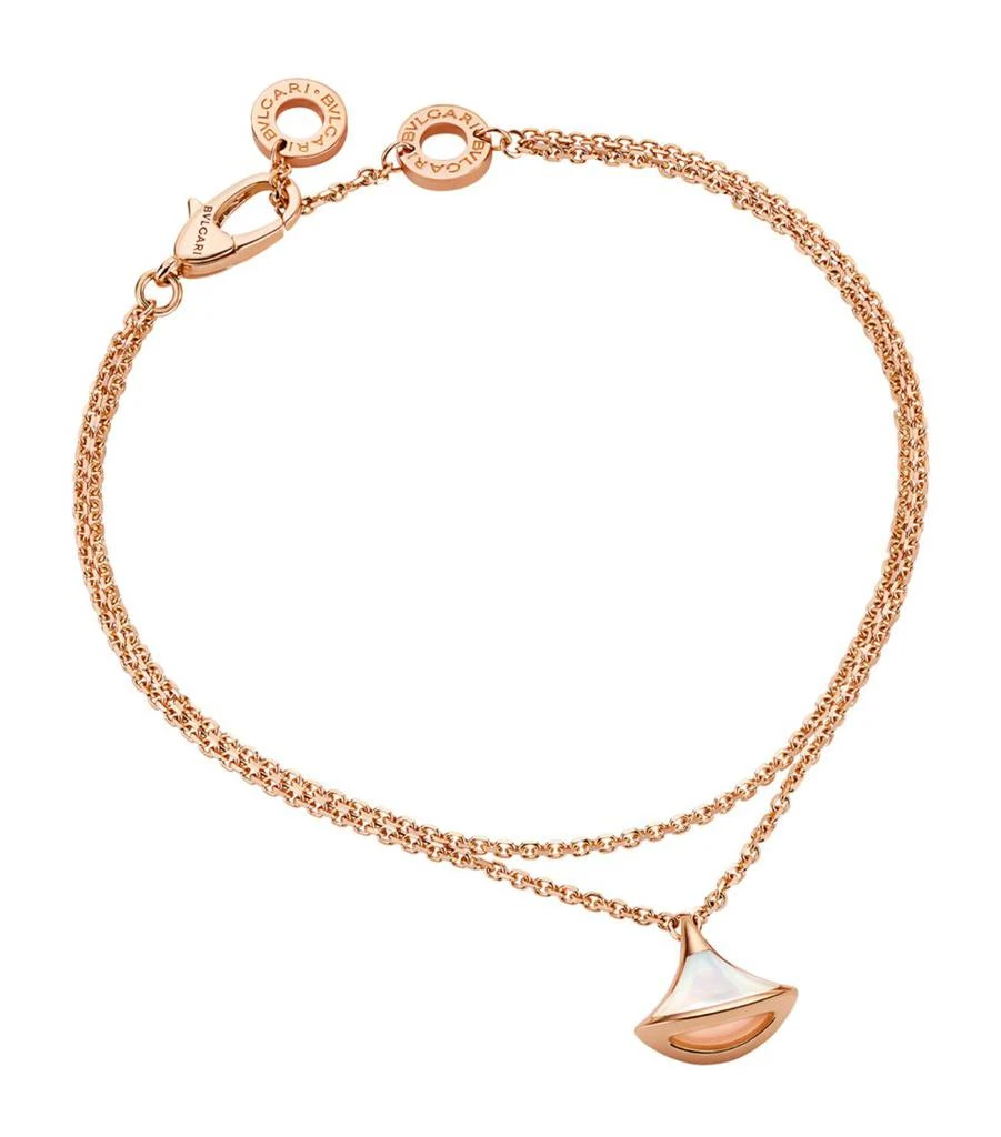 商品BVLGARI|Rose Gold and Mother-of-Pearl Divas' Dream Bracelet,价格¥16308,第1张图片