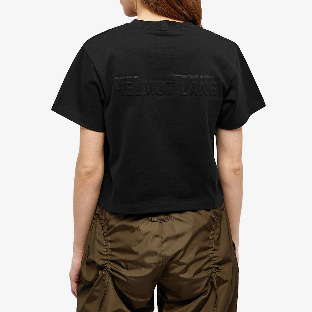 商品Helmut Lang|Helmut Lang Logo Crop Tee,价格¥760,第3张图片详细描述