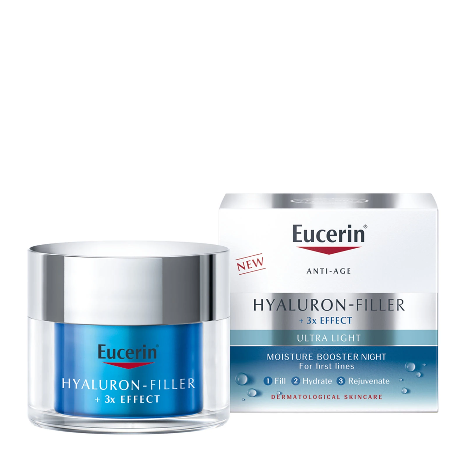 商品Eucerin|Eucerin 优色林 玻尿酸丰盈抗皱夜间保湿啫喱霜 50ml,价格¥337,第1张图片