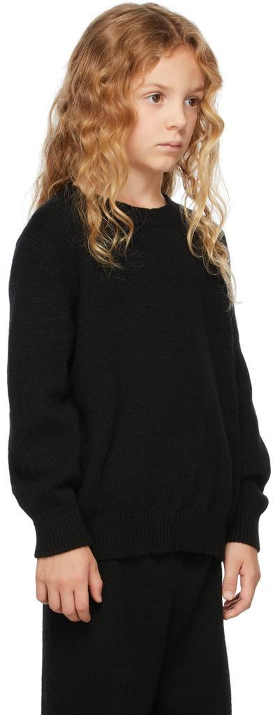 商品The Row|Kids Black Cashmere Dewey Sweater,价格¥3789,第5张图片详细描述