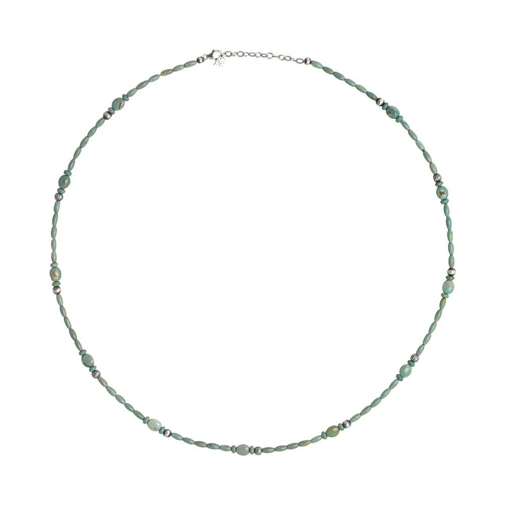 商品American West|Green Turquoise Beaded Necklace with Extender,价格¥1972,第2张图片详细描述