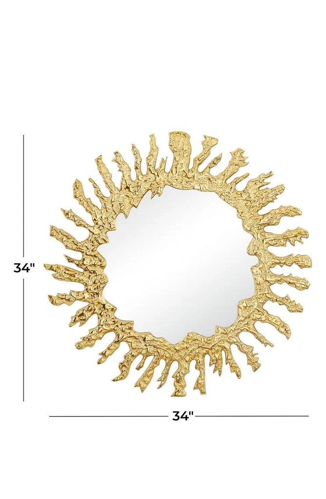 商品VIVIAN LUNE HOME|Goldtone Aluminum Starburst Wall Mirror,价格¥2444,第4张图片详细描述