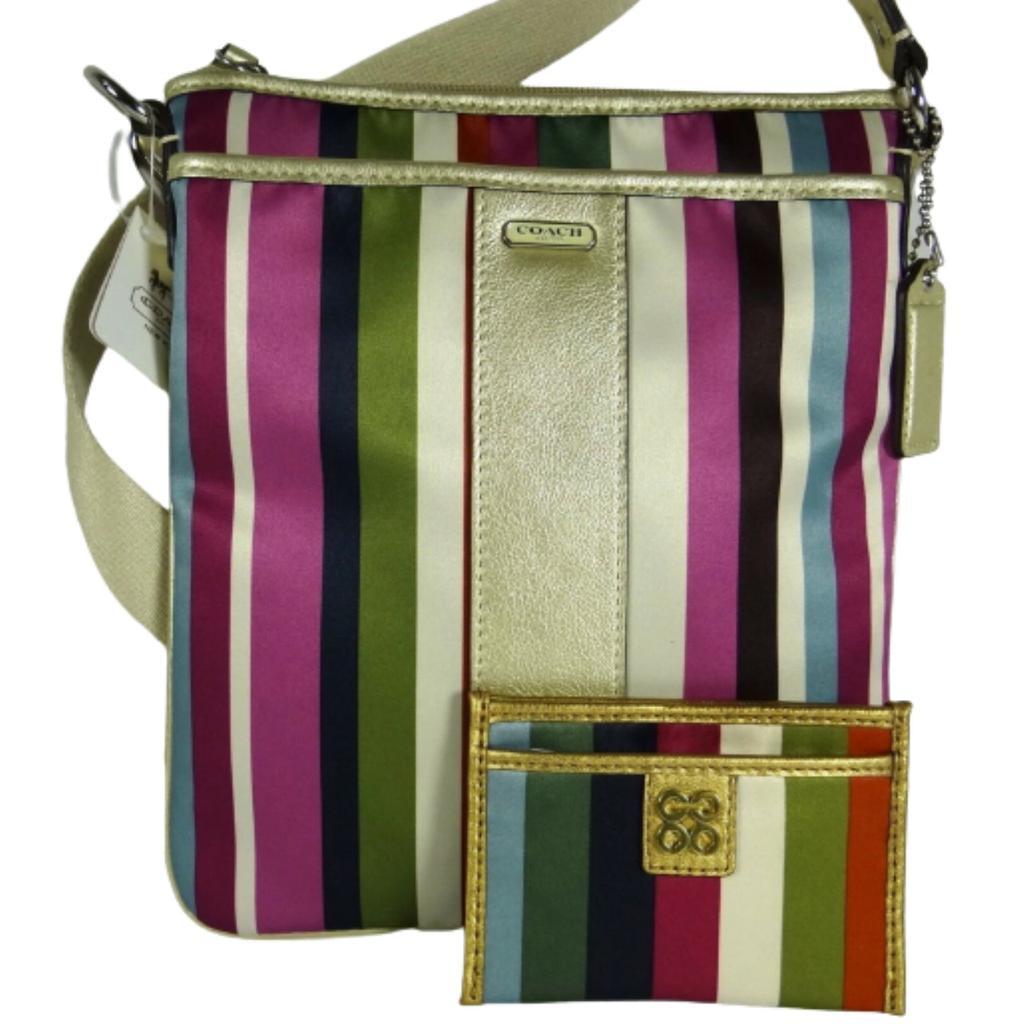 商品Coach|Coach Legacy Crossbody Striped Bags & Handbags for Women,价格¥1518,第1张图片
