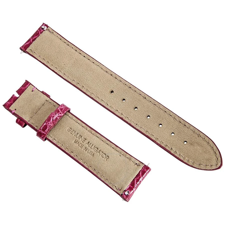 商品Hadley Roma|Hot Pink 19 MM Alligator Leather Strap,价格¥372,第2张图片详细描述