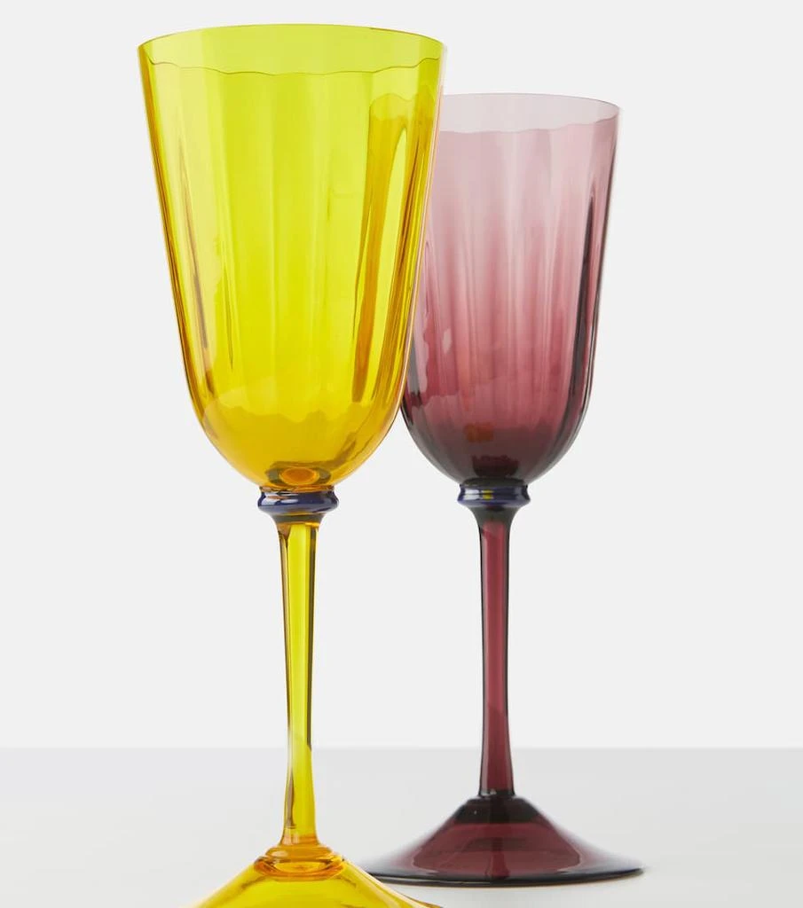 商品LA DOUBLE J|Rainbow set of 8 wine glasses,价格¥11998,第2张图片详细描述