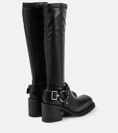 商品Acne Studios|Leather platform knee-high boots,价格¥8820,第3张图片详细描述