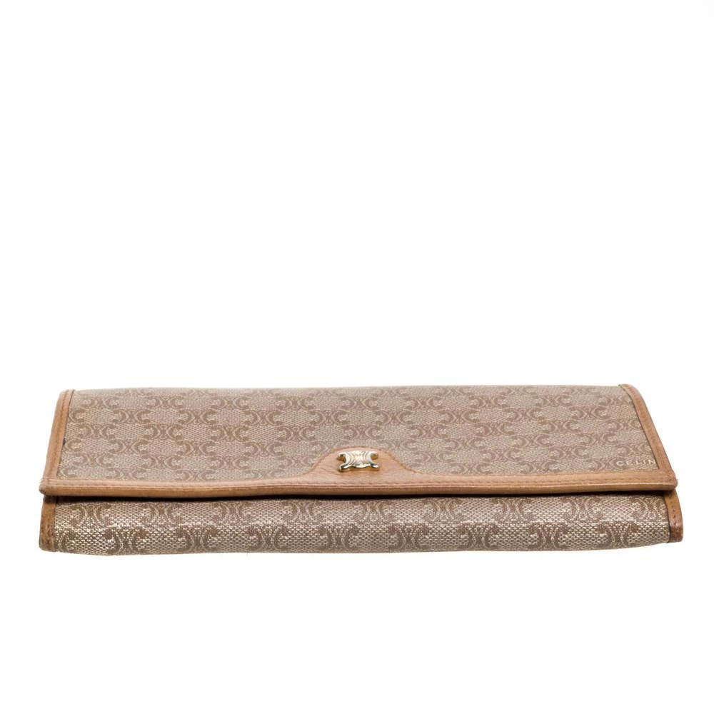 Celine Beige Macadam Coated Canvas and Leather Wallet 商品