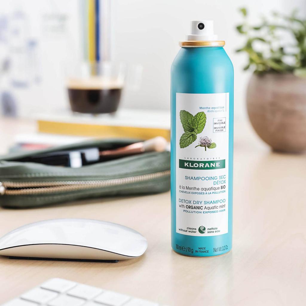 Klorane Detox Shampoo with Aquatic Mint - Anti-Pollution 3.2 oz.商品第4张图片规格展示
