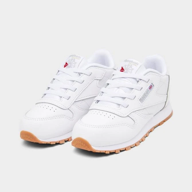 商品Reebok|Kids' Toddler Reebok Classic Leather Gum Casual Shoes,价格¥329,第2张图片详细描述