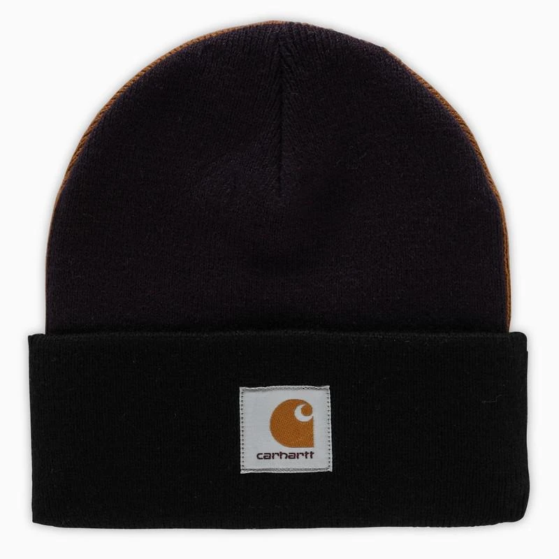 商品Carhartt WIP|Tri-colour logo-patch beanie,价格¥283,第1张图片