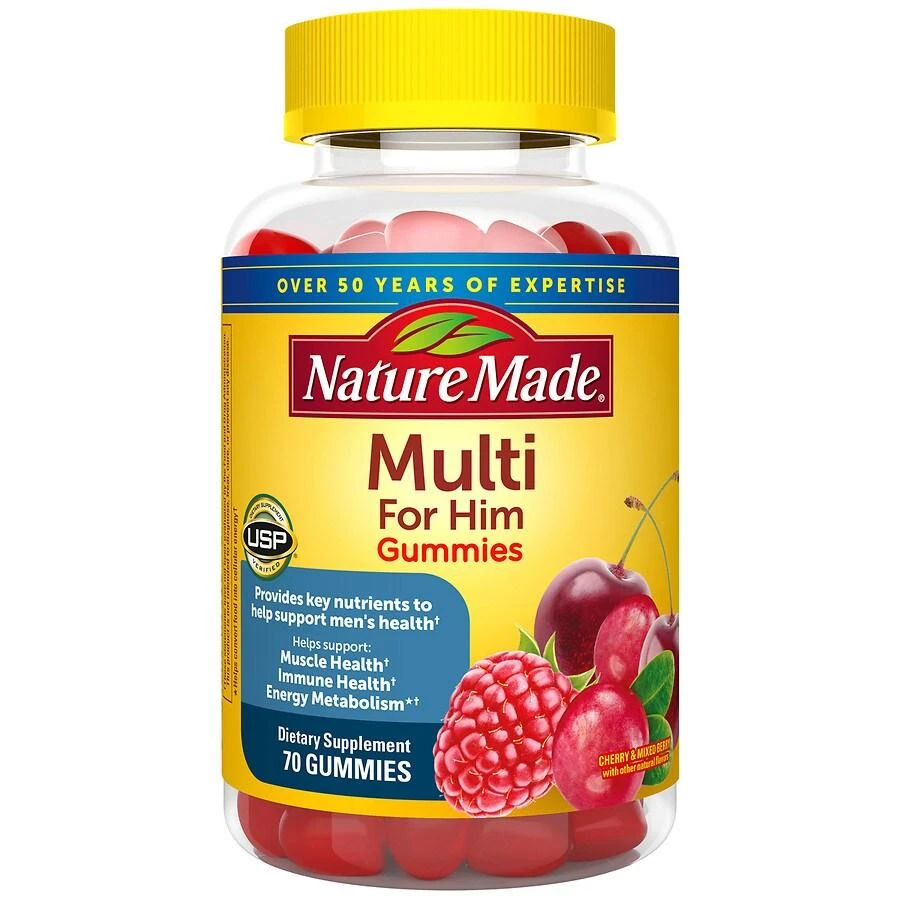 商品Nature Made|Multi for Him Gummies,价格¥100,第1张图片