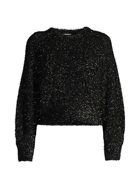 商品Tahari|Metallic Tinsel Sweater,价格¥496,第1张图片