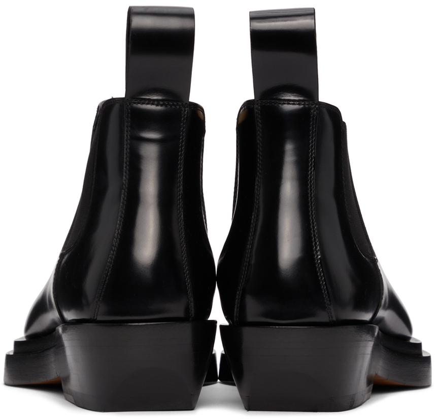 Black Chisel Chelsea Boots商品第4张图片规格展示
