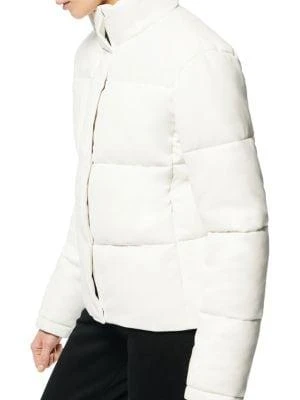 商品Marc New York by Andrew Marc|Faux Leather Puffer Jacket,价格¥473,第4张图片详细描述