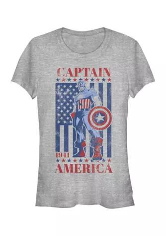 Captain Merica Graphic T-Shirt商品第1张图片规格展示