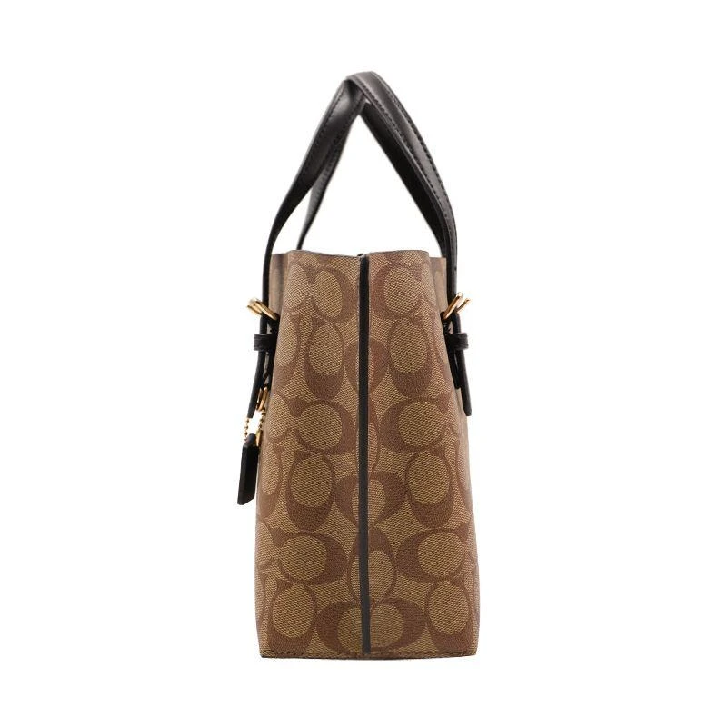 商品Coach|美国直邮COACH蔻驰奥莱款中号女士PVC配皮单肩斜挎4250新款女包,价格¥2921,第5张图片详细描述