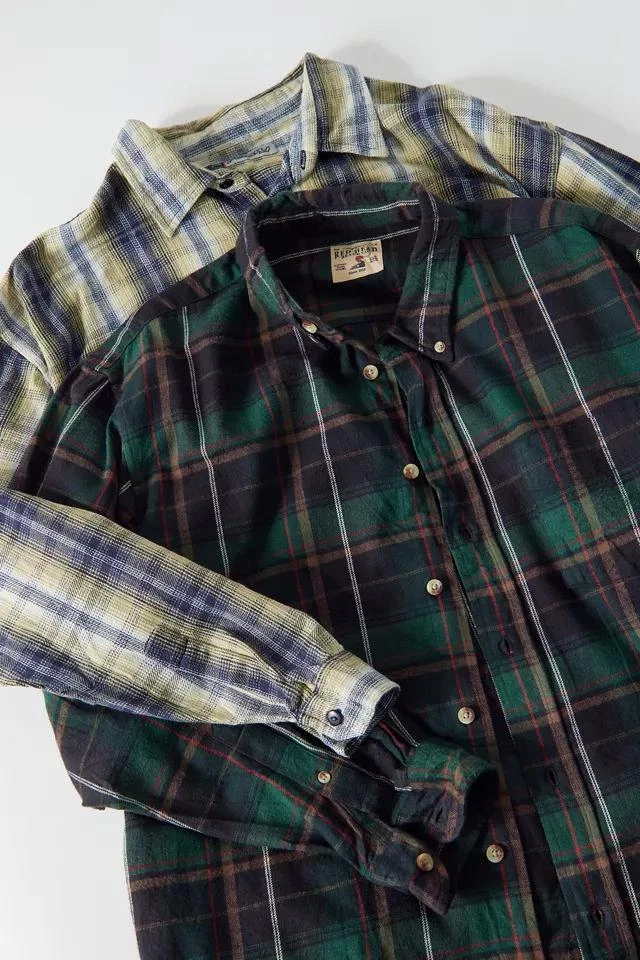 商品Urban Renewal|Urban Renewal Vintage Oversized Heavy Flannel Shirt,价格¥113,第2张图片详细描述