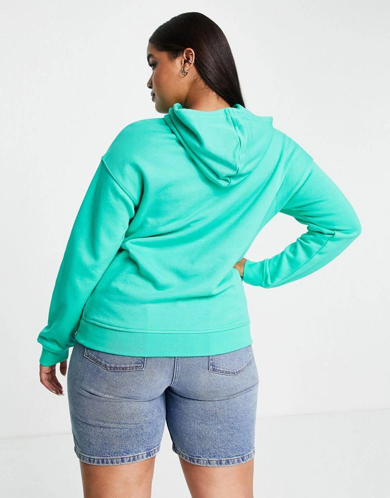 商品Adidas|adidas Originals Plus large logo hoodie in green,价格¥321,第2张图片详细描述