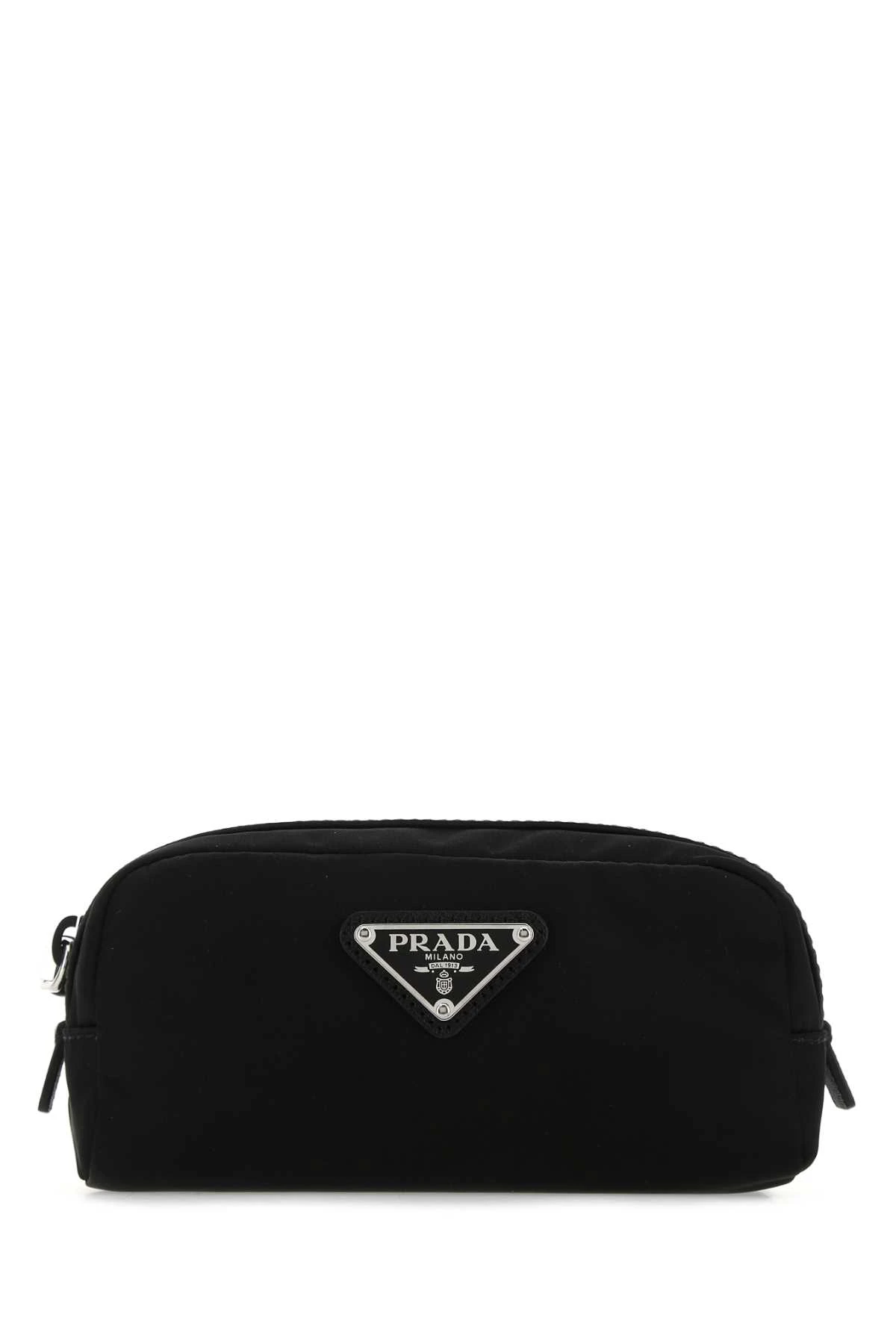 商品【商品预售7天】 Prada|Prada 男士手拿包 2NA0462DMHF0002 黑色,价格¥2599,第1张图片