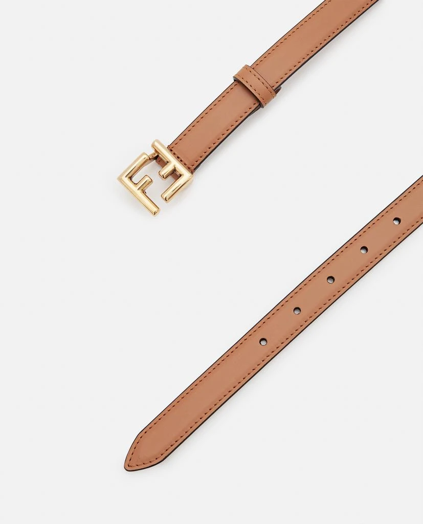 商品Fendi|Fendi FF LOGO LEATHER BELT size 80,价格¥2744,第2张图片详细描述