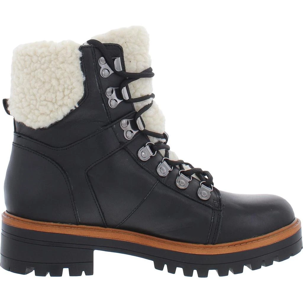 商品Marc Fisher|Marc Fisher Womens Isabel Leather Hiking Combat & Lace-up Boots,价格¥498,第2张图片详细描述