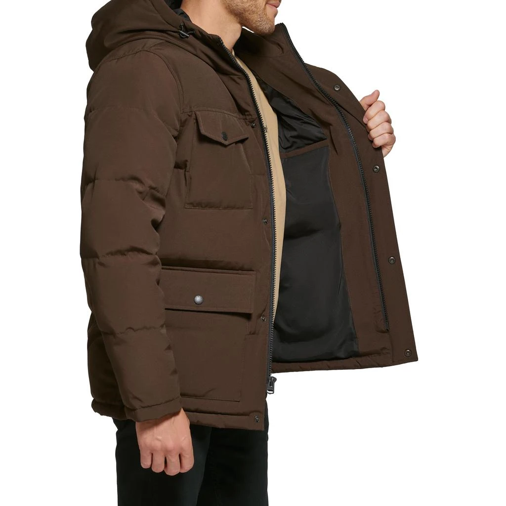 商品Levi's|Arctic Cloth Four-Pocket Hooded Parka Jacket,价格¥675,第3张图片详细描述